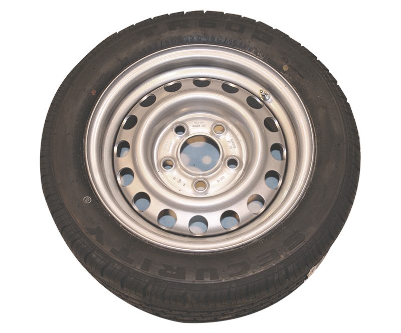 Rengas + vanne 13" 195/50R13C