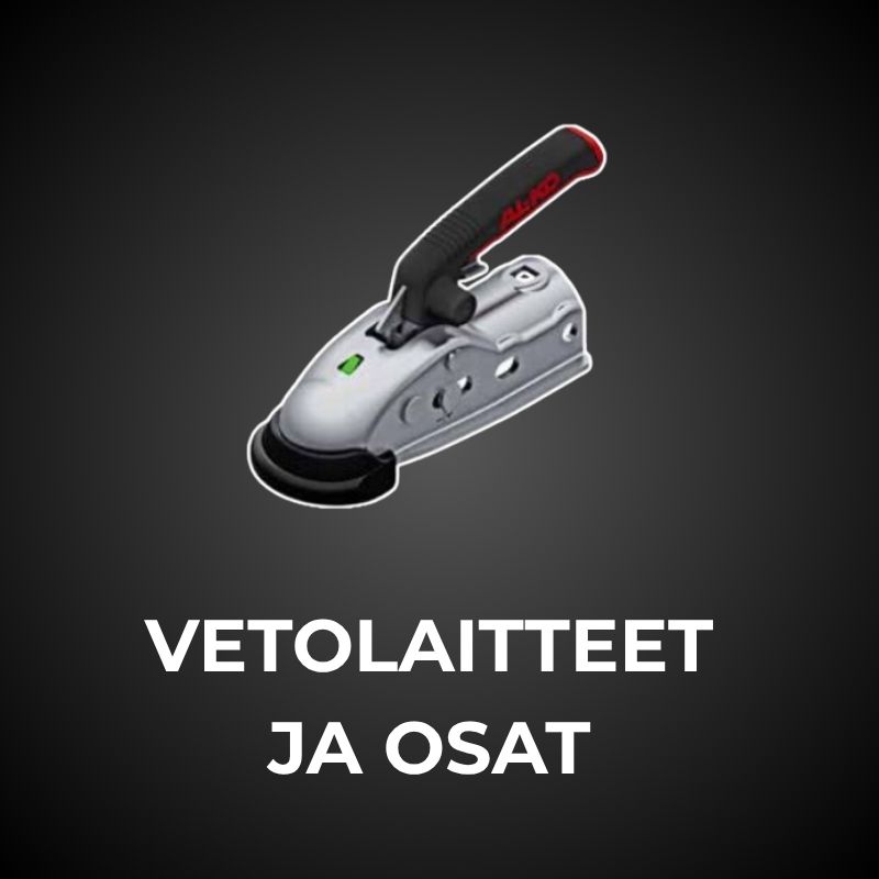 Kuulakytkimet, työntöjarrut, vetokuulat