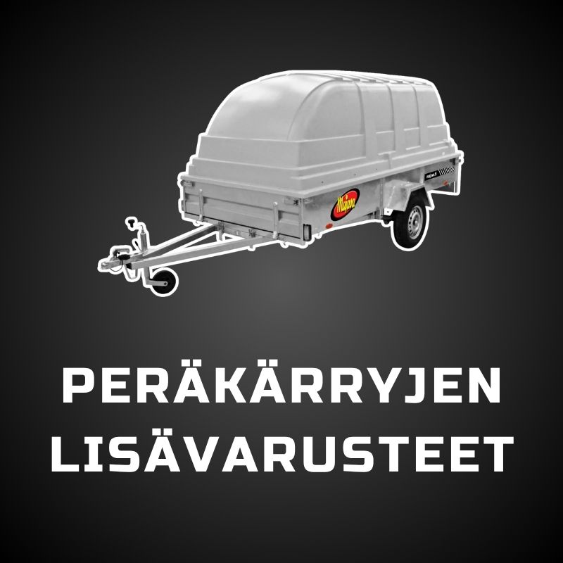 Peräkärryjen lisävarusteet