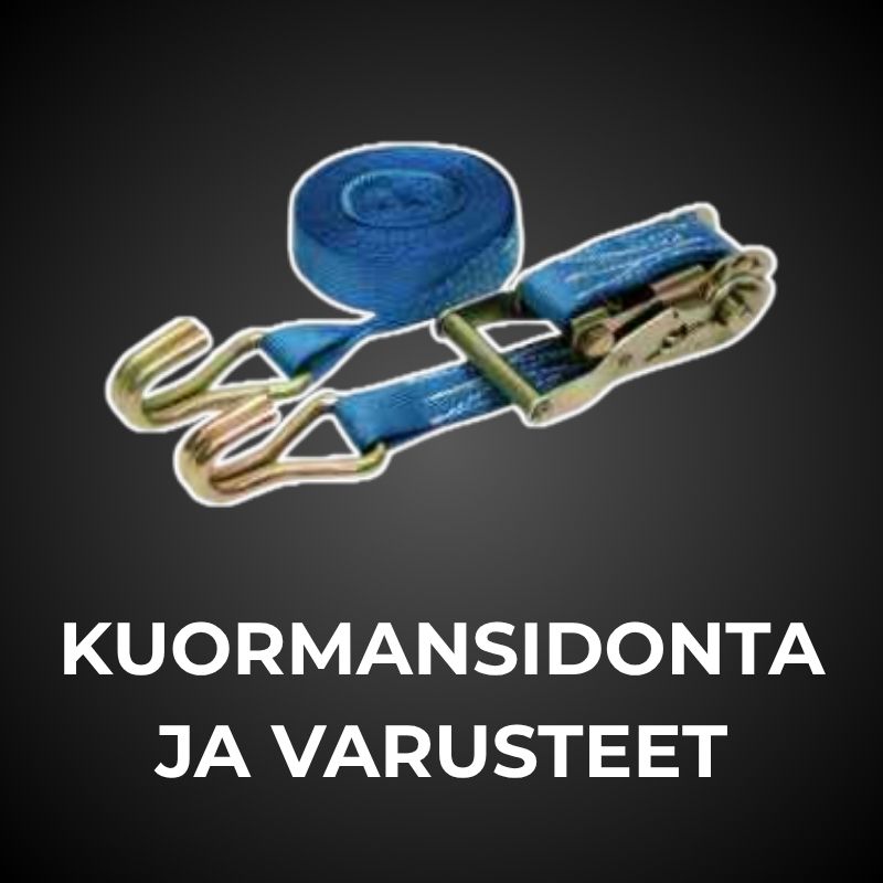 Sidontaliinat, kuormapeitteet, työkalulaatikot