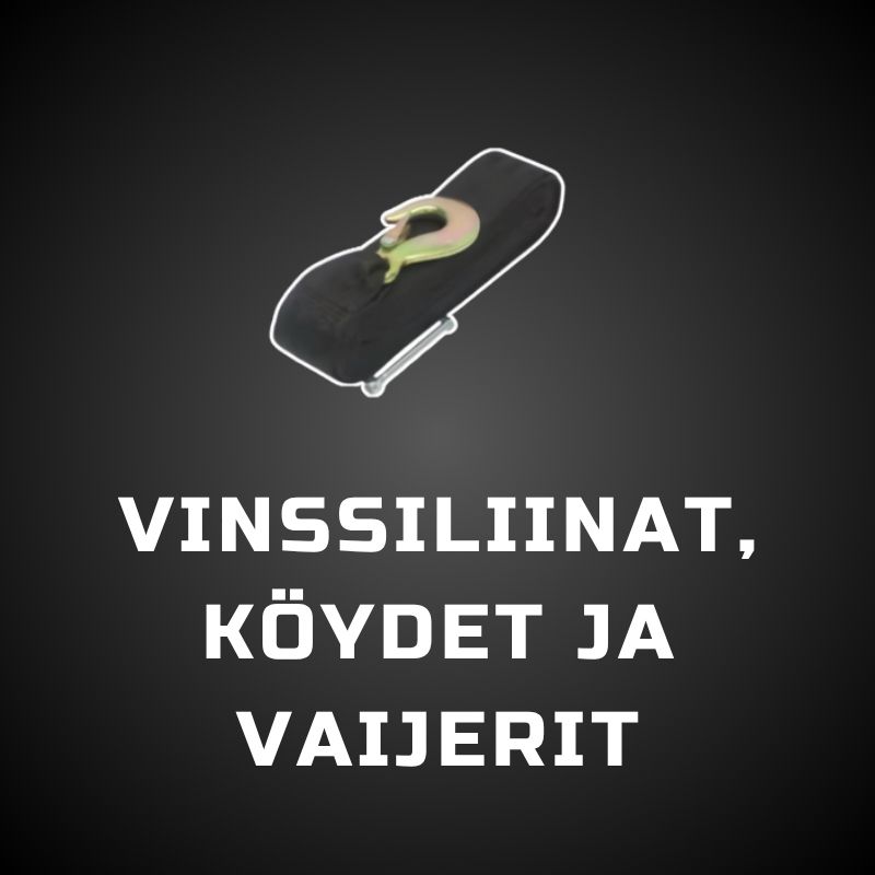 Vinssiliinat, köydet, vaijerit