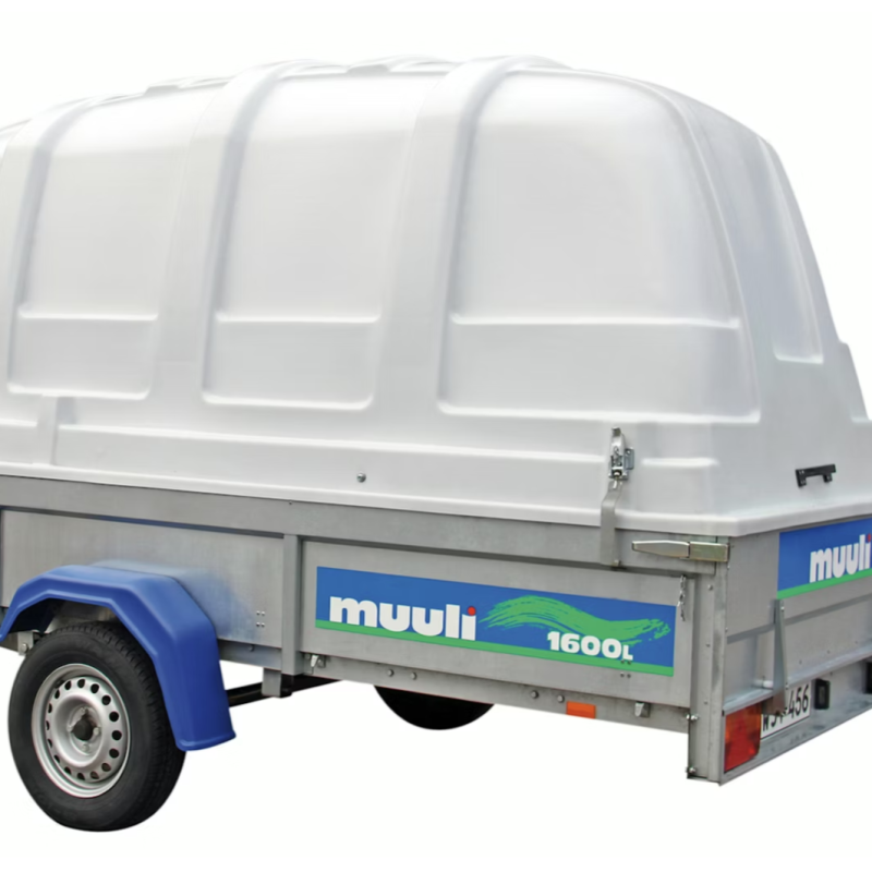 Kuomu Jaxal Muuli 1600L / Juncar 350L 125 cm, sis. saranasarjan, harmaa