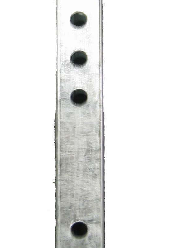 Takatukijalka tappisäätö 600/50 mm, 400 kg, neliöputki