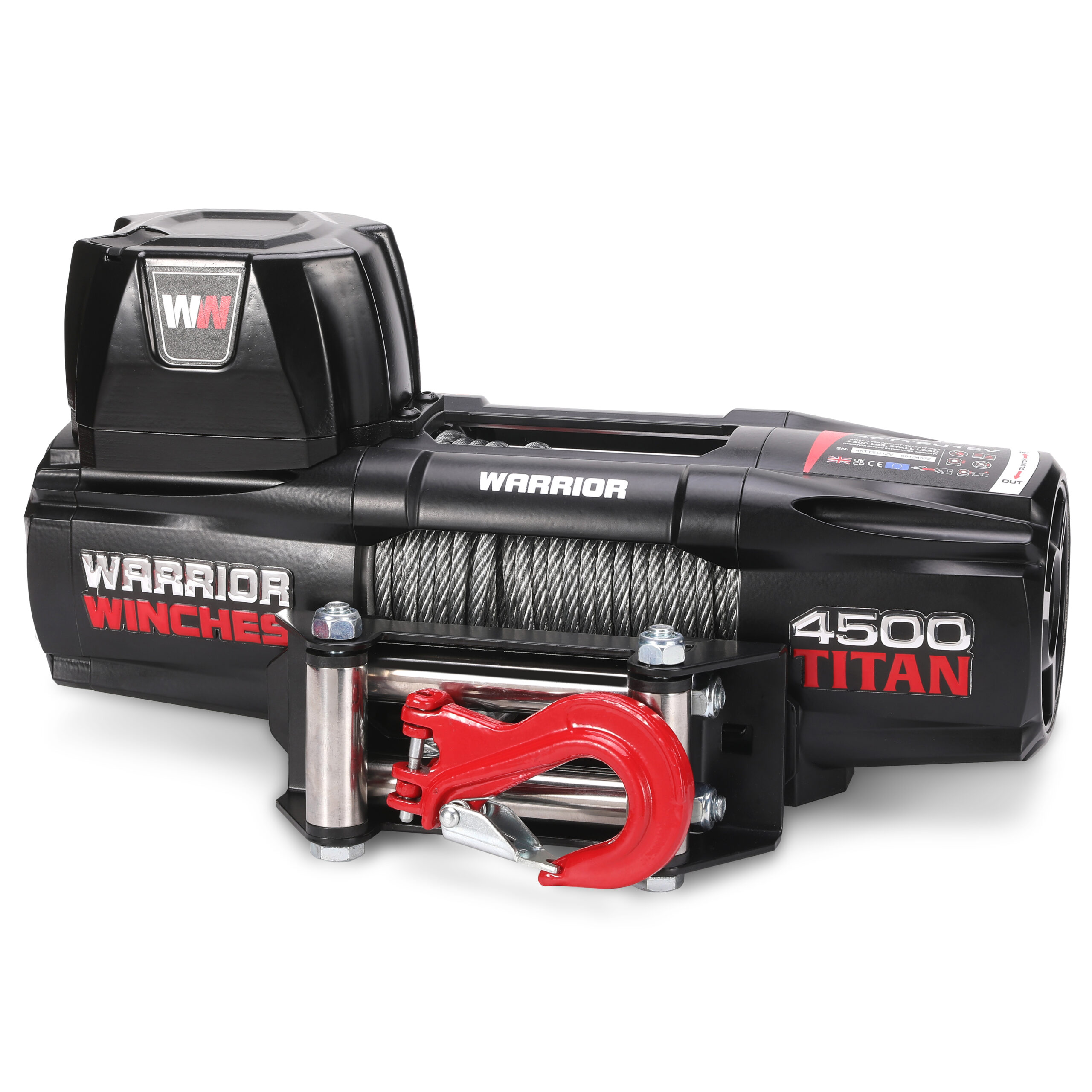 Warrior Titan 4500 2041 kg 12 V vaijeri - Image 4
