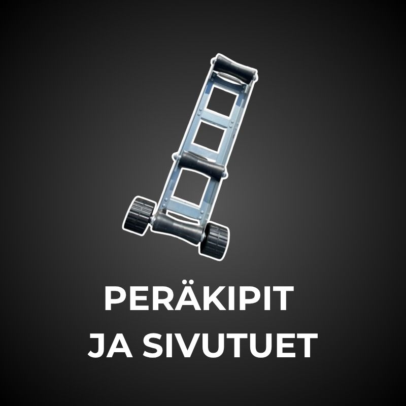Peräkipit, sivutuet ja tarvikkeet