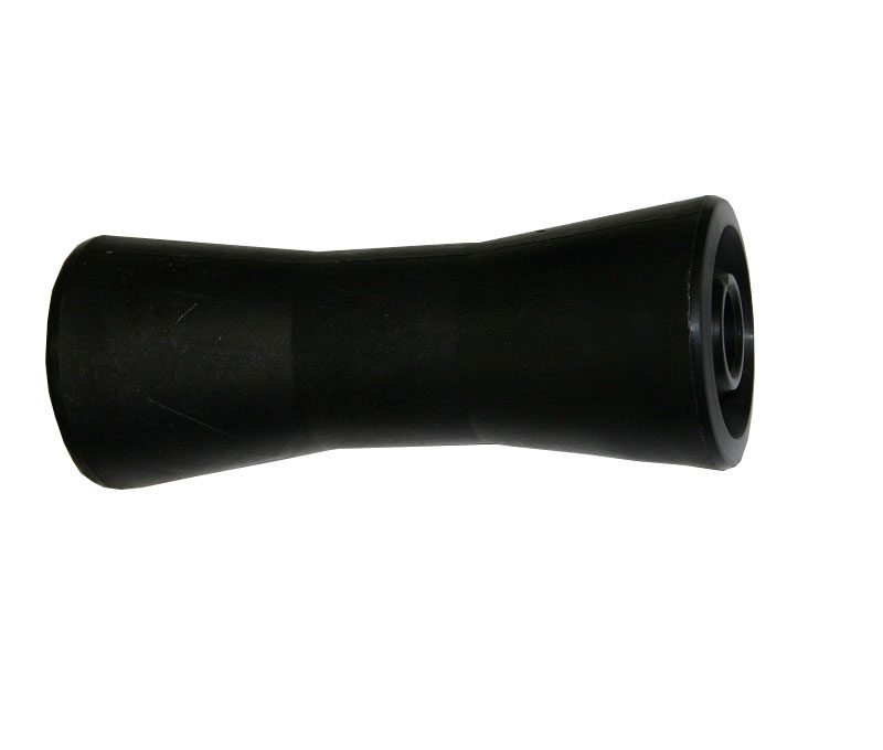 Kölirulla musta 190mm (reikä 26mm), muovi