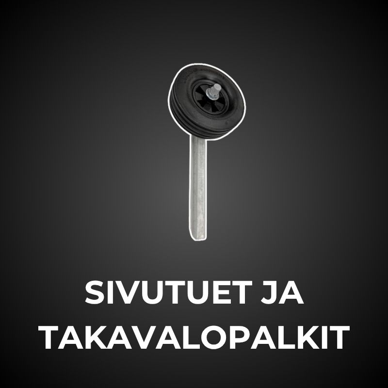 Sivutuet ja takavalopalkit